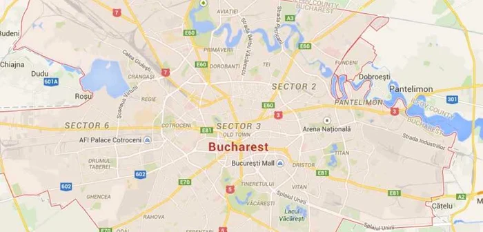 Cele mai sigure cartiere din Bucuresti harta google maps