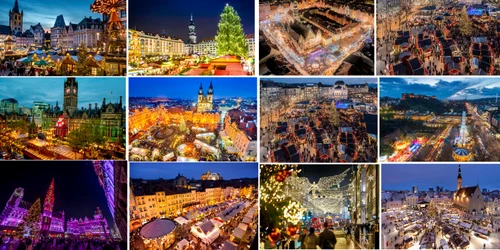 Cele mai frumoase Târguri de Crăciun 2024 din Europa Colaj European Best Destinations wheretogonext me