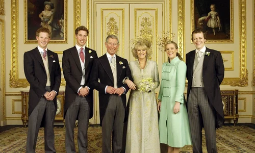 Tom Parker Bowles cu Printul William si Printul Harry la nunta lui Charles cu Camilla   profimedia 0218936184 jpg