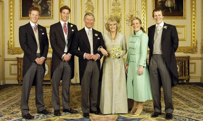 Tom Parker Bowles cu Printul William si Printul Harry la nunta lui Charles cu Camilla   profimedia 0218936184 jpg