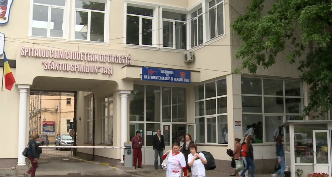 Spitalul „Sfântul Spiridon” din Iaşi FOTO Radio Iaşi