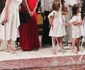 Adela Popescu și Ada Condeescu la botezul Ninei, cea de a cincea fiica a Laurei Cosoi.