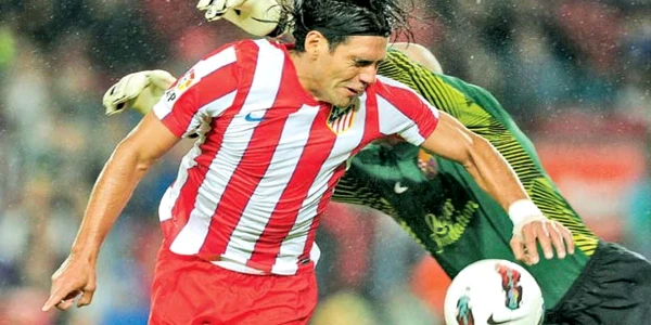 Falcao este golgheterul lui Atletico Madrid, având opt reuşite în acest sezon 