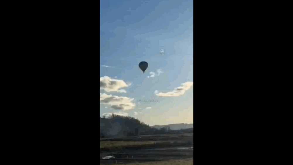 Imagini cumplite ale prăbușirii unui balon cu aer cald, cuprins de flăcări. Opt persoane au murit. „Oamenii s-au aruncat din el”