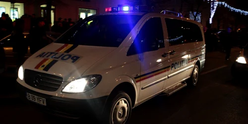 Poliţia a ajuns la faţa locului (foto arhivă)