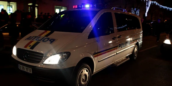 Poliţia a ajuns la faţa locului (foto arhivă)