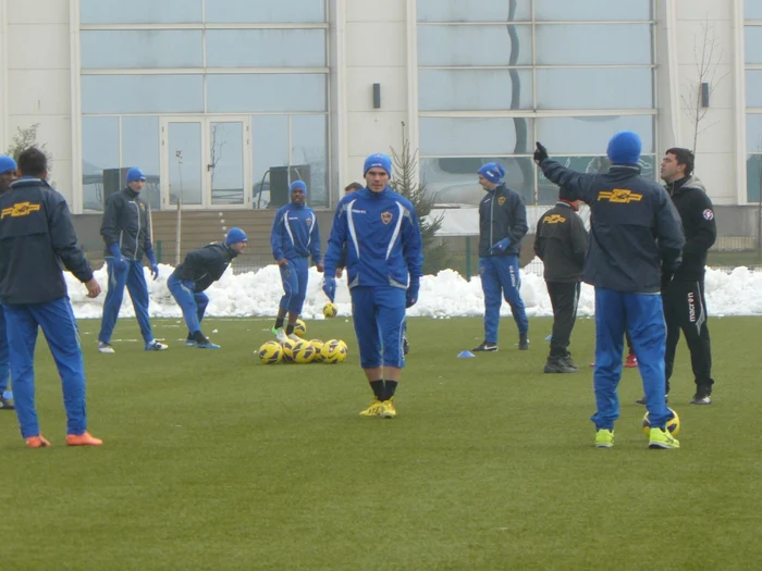 Petroliştii au desfăşurat primul antrenament din 2013. FOTO: fcpetrolul.ro