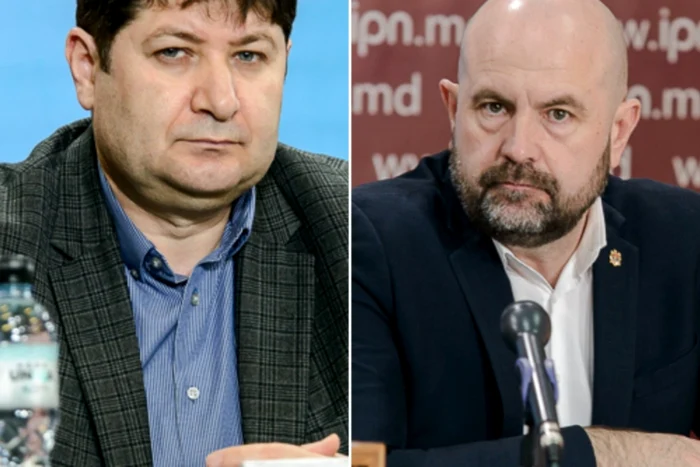 Ion Terguţă (PlatformaDA) şi Vladimir Bolea (PAS)