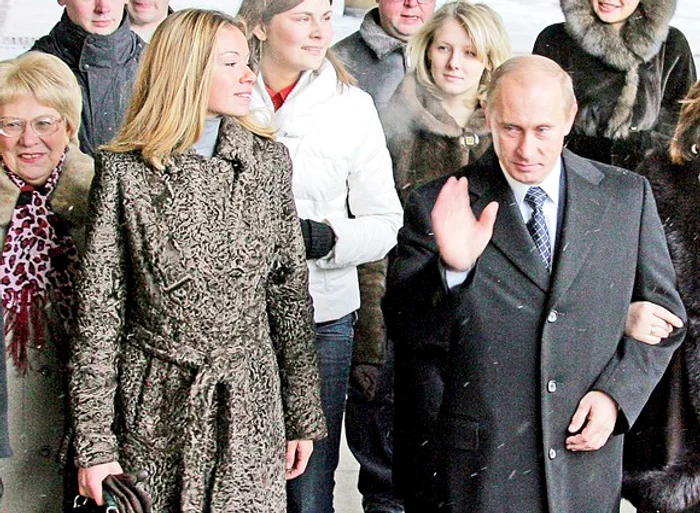 Putin, împreună cu fata cea mare, Maria (33 de ani)