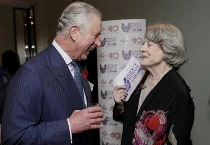Relege Charles şi Maggier Smith, la Premiile "Pride of Britain", 2016. Foto: captură video
