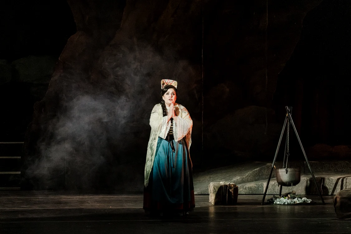 Maria Mitsopoulou în actul al III-lea. Foto G. Antonoglou