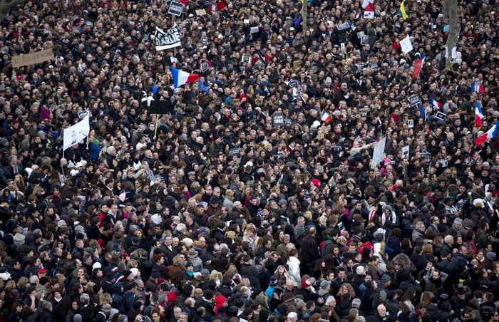 Marşul solidarităţii din Paris   FOTO AP