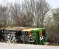 Un autocar FlixBus s-a răsturnat pe autostrada A9 în apropiere de Leipzig FOTO PROFIMEDIA