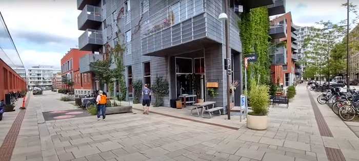 „Orașul de cinci minute” Nordhavn din Danemarca. Sursă foto: captură video Youtube