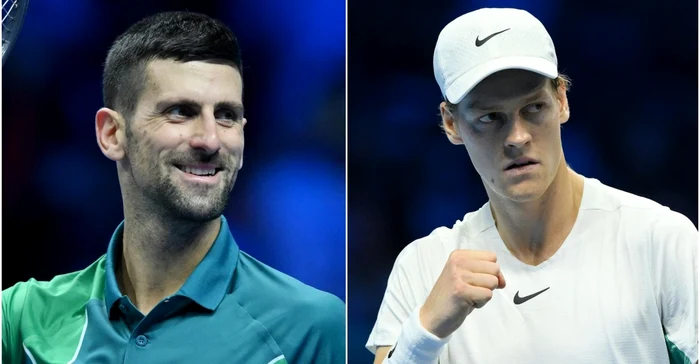 Novak Djokovici a comentat cazul lui Jannik Sinner. Foto EPA EFE