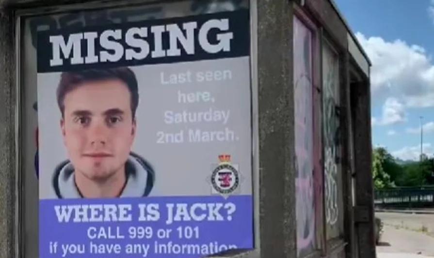 Jack O’Sullivan, studentul dispărut de mai bine de doi ani FOTO: X / @McCannCaseTweet
