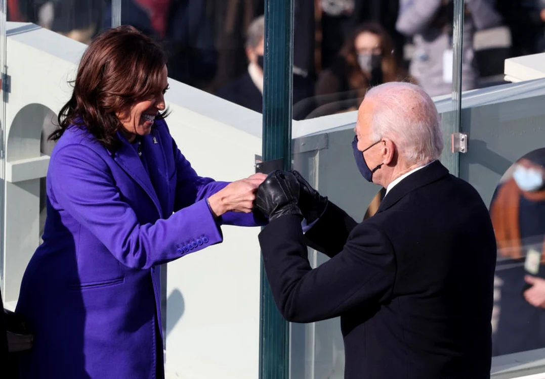 Joe Biden şi Kamala Harris după depunerea jurâmântului la Capitoliu FOTO EPA-EFE