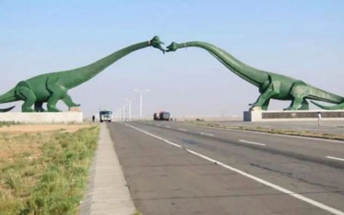 Graniţa dintre Mongolia şi China FOTO io9.gizmodo.com