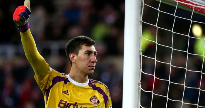 Costel Pantilimon, cel mai înalt jucător din campionatul englez, 2.03 metri FOTO AP