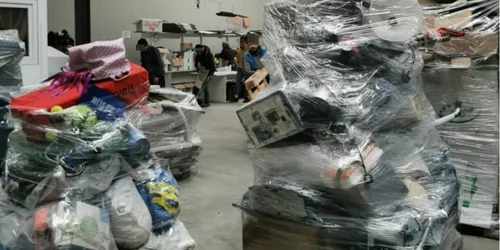 Deşeuri sosite în portul Constanţa FOTO Politia de Frontiera