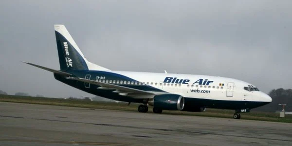 Cursa companiei Blue Air a fost redirecţionată către Sibiu