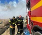 Incendiu puternic la deponeul ecologic Foto ISU Hunedoara (4) jpg