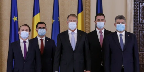 Ceremonie investire guvern Nicolae Ciucă palatul premier presedinte ministru ministri Cotroceni Klaus Iohannis  Florin Citu 25 noiembrie 2021 FOTO Inquam Photos / Octav Ganea