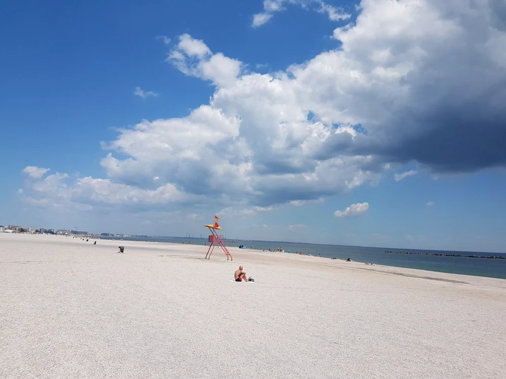 Plaje lărgite în stațiunea Mamaia FOTO: Călin Gavrilaș
