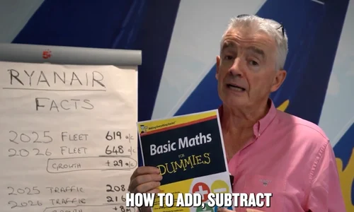 Michael O Leary Ryanair captură video X jpg