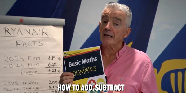 Michael O Leary Ryanair captură video X jpg
