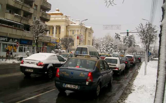 Zapada a cauzat incidente in trafic