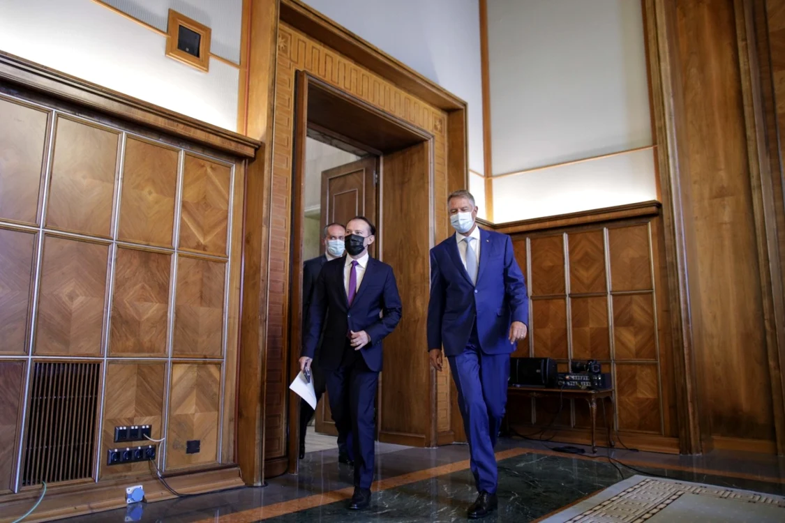 Iohannis participă la şedinţa Guvernului FOTO Inquam Photos / Octav Ganea