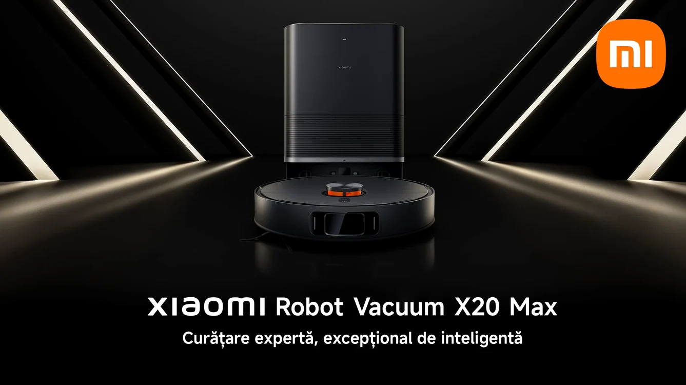 Xiaomi X20 Max aspirator robot - imagine prezentare Xiaomi