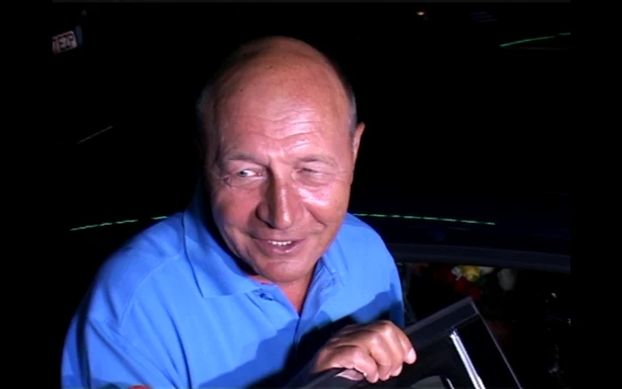 Preşedintele Traian Băsescu a petrecut seara la Restaurantul Cireşica din staţiunea Neptun. FOTO Adrian Boioglu