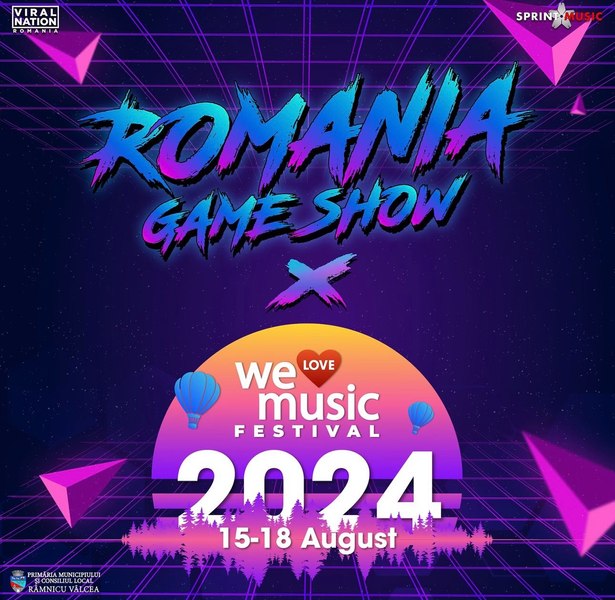 Concept nou la cea de-a treia ediție We Love Music Festival! Romania Game Show in the house!