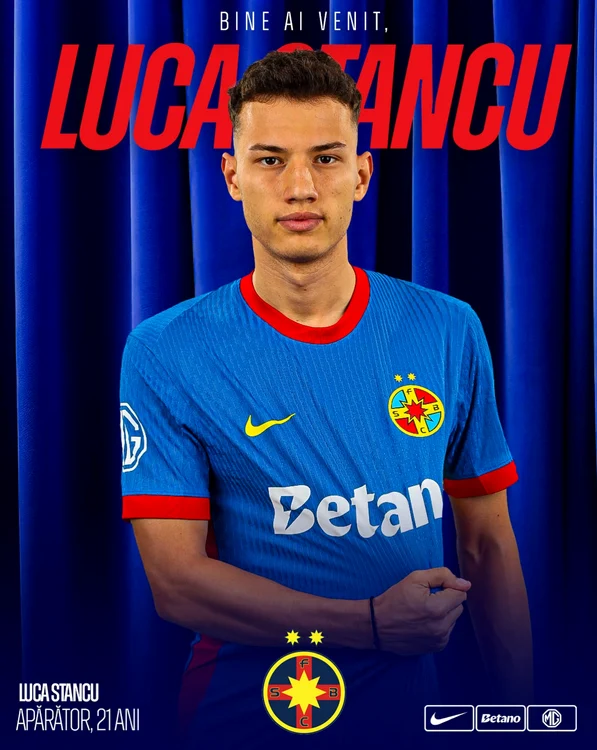 Tânărul Luca Stancu a semnat cu formația din Berceni (Foto: FCSB)