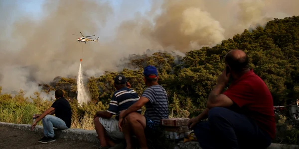 Dezastru provocat de incendii în Turcia. FOTO EPA-EFE