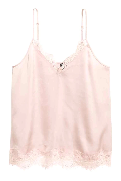 Top de satin cu bretele, H&M, 59,90 lei jpg jpeg