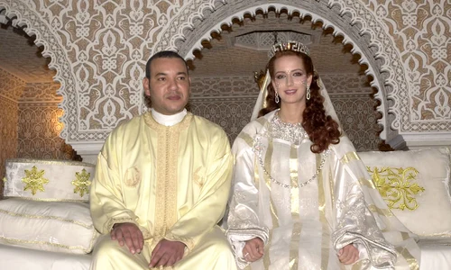 Lalla Salma și Regele Mohammed al VI lea al Marocului   GettyImages 1124543 jpg