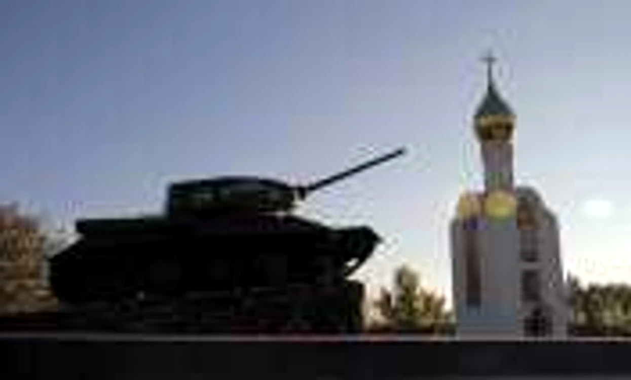 Tanc sovietic la Tiraspol FOTO: Mediafax