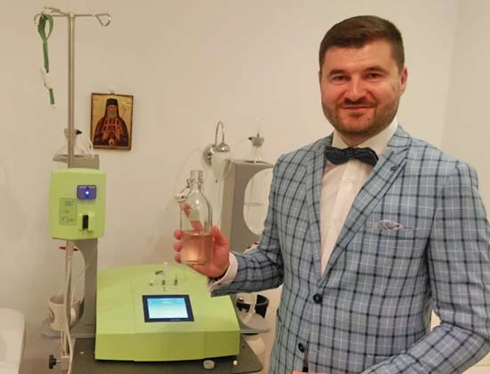 Dr. Cornel Brotac  ne arată apa  ozonificată