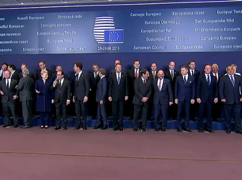 
    Klaus Iohannis, singurul care nu a vorbit cu ceilalți lideri europeniFoto: captură video  