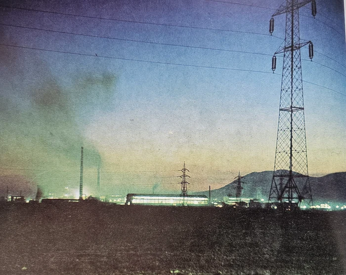 Baia Mare în anii '80. Fotografie: Sandu Mendrea, Album Maramureș, Editura Sport - Turism, 1982