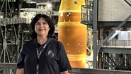 Ramona Gaza Artemis II   KSC, Vehicle Assembly Building jpg