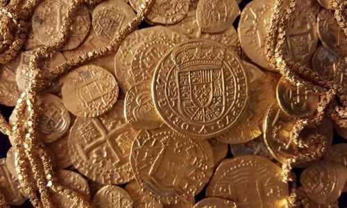 Comoară spaniolă, descoperită pe fundul mării după 300 de ani jpeg