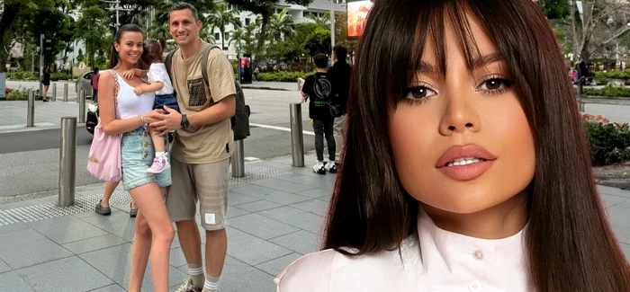 Flick și Denisa Filcea alături de fiica lor