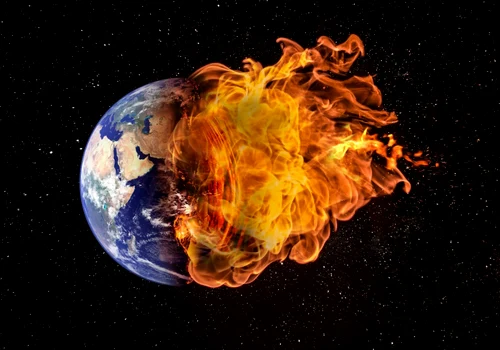 Planeta Pamant in flacari -incalzire globala FOTO Shutterstock 