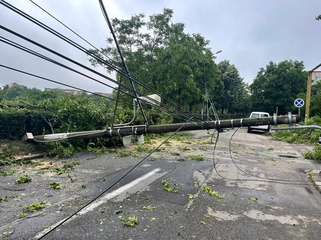 Furtună puternică în Timiş FOTO Facebook/Severe Weather Alert România