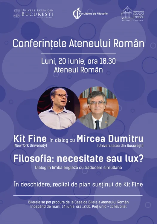 afis conferinta ateneu