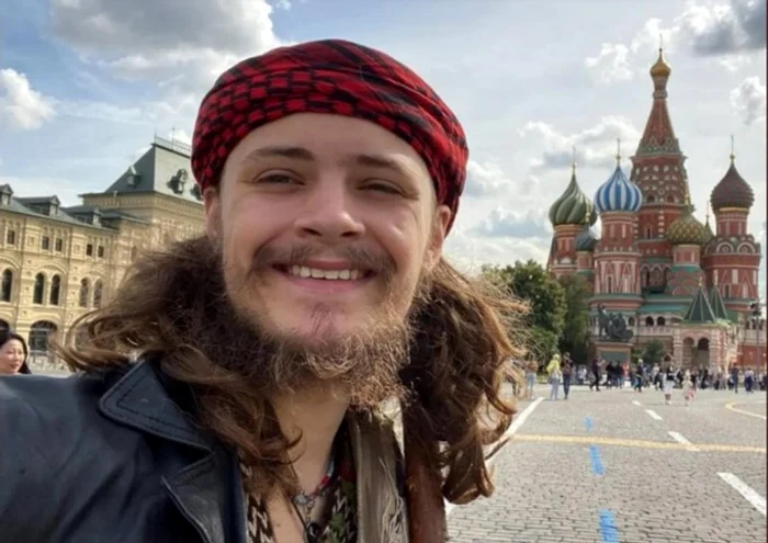 Michael Gloss în Piața Roșie din Moscova FOTO via Important Stories